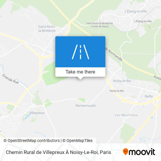 Chemin Rural De Villepreux À Noisy-Le-Roi map