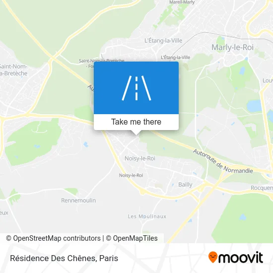 Résidence Des Chênes map