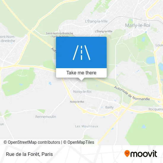 Rue de la Forêt map