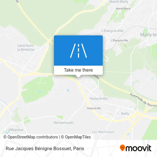 Rue Jacques Bénigne Bossuet map