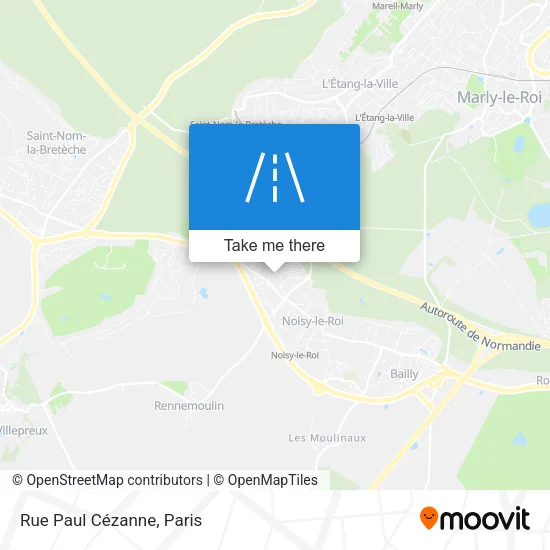 Rue Paul Cézanne map