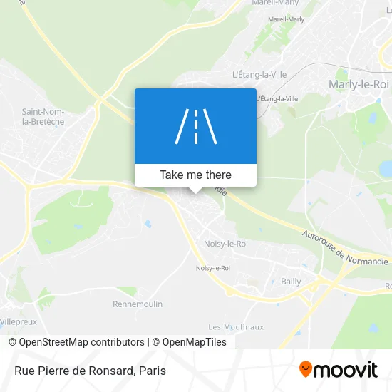 Rue Pierre de Ronsard map