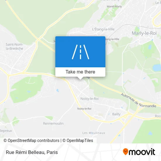Rue Rémi Belleau map
