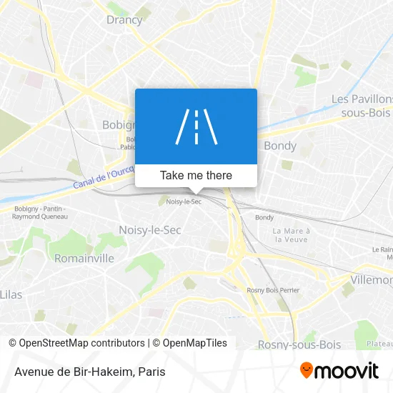 Avenue de Bir-Hakeim map