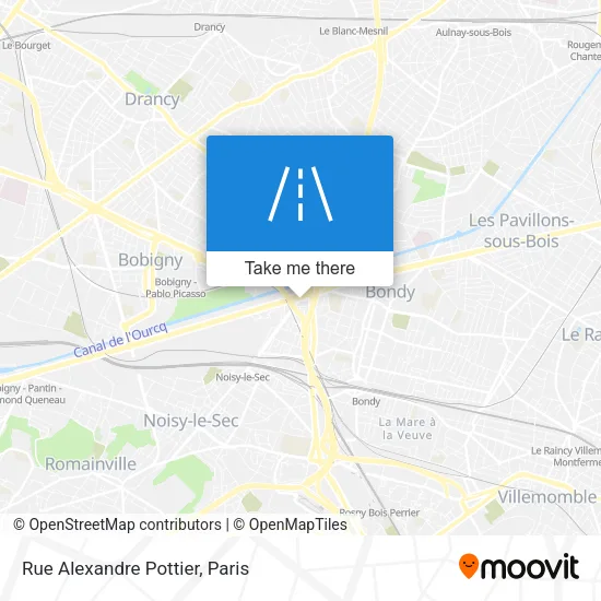 Rue Alexandre Pottier map