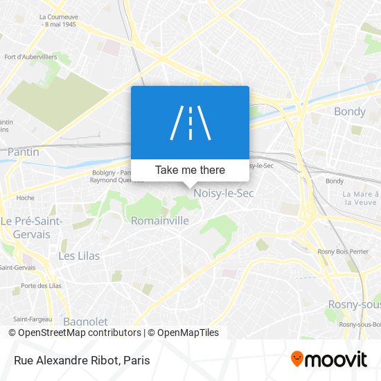 Rue Alexandre Ribot map