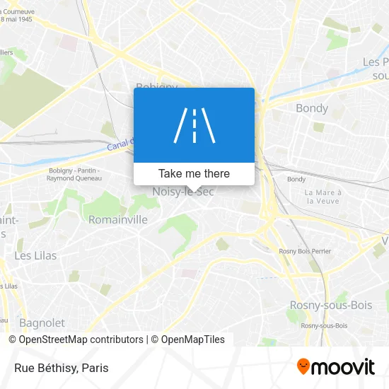 Rue Béthisy map