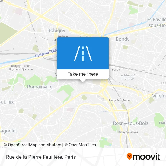 Rue de la Pierre Feuillère map