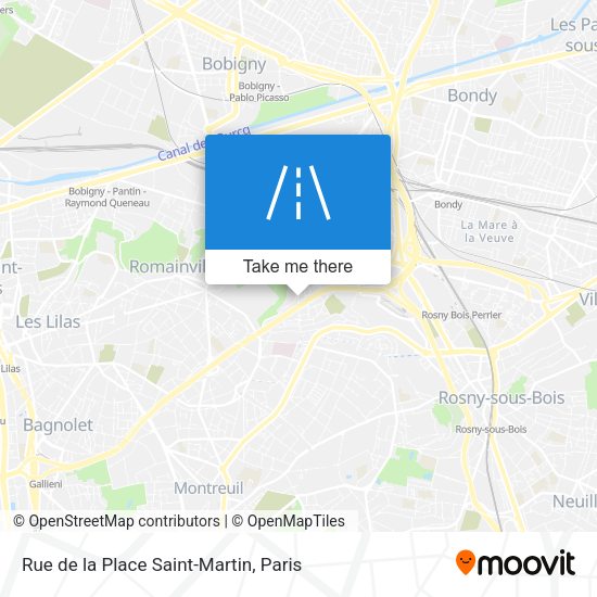 Rue de la Place Saint-Martin map