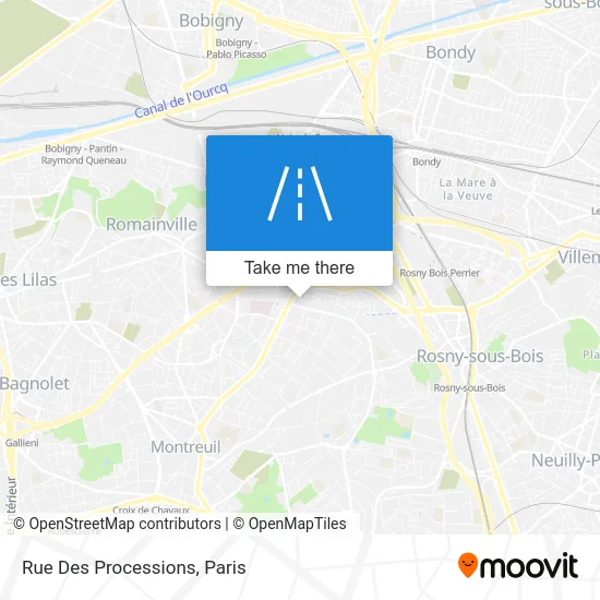 Rue Des Processions map