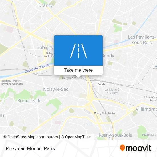 Rue Jean Moulin map