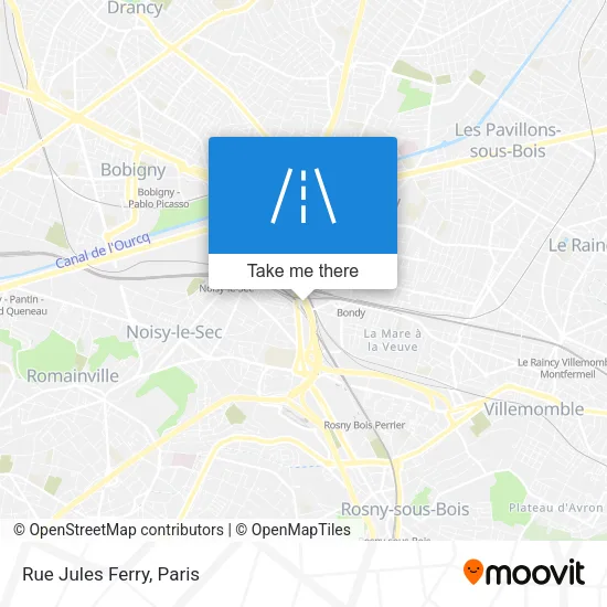 Rue Jules Ferry map