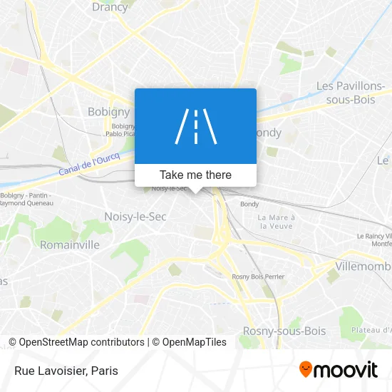 Rue Lavoisier map