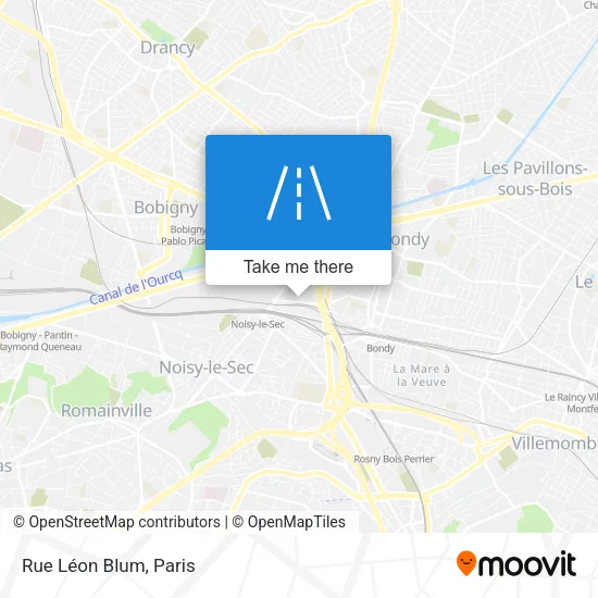 Rue Léon Blum map