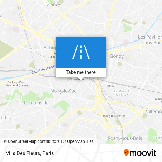 Villa Des Fleurs map