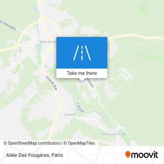 Allée Des Fougères map