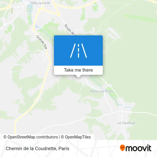Chemin de la Coudrette map