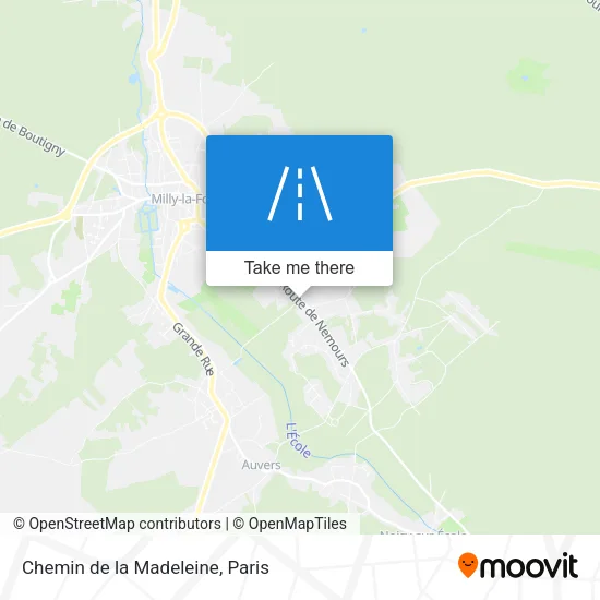 Chemin de la Madeleine map