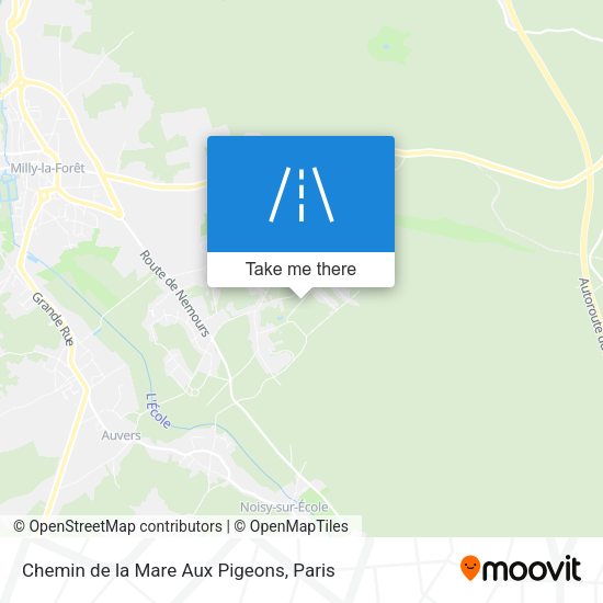 Chemin de la Mare Aux Pigeons map