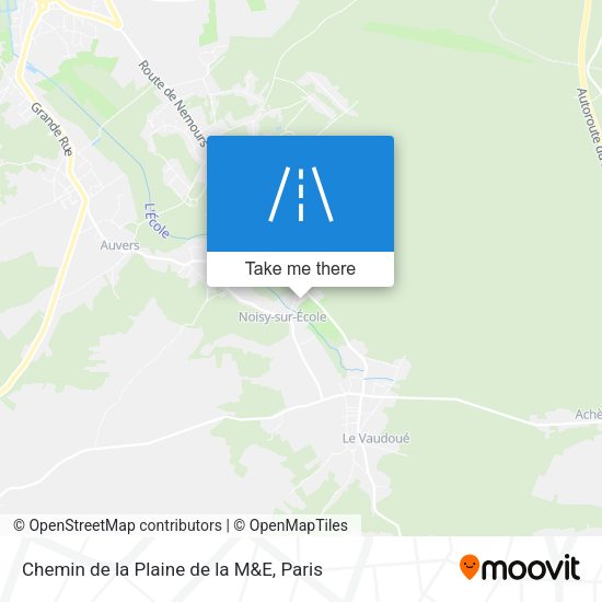Chemin de la Plaine de la M&E map