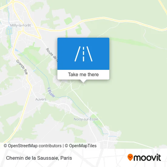 Chemin de la Saussaie map