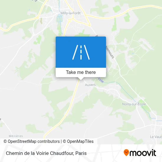 Chemin de la Voirie Chaudfour map