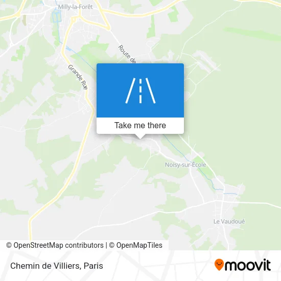 Chemin de Villiers map