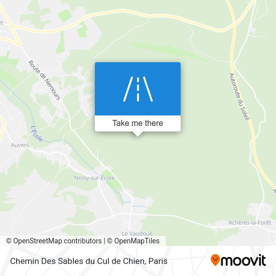 Chemin Des Sables du Cul de Chien map