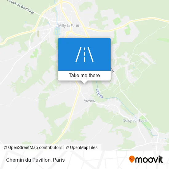 Chemin du Pavillon map