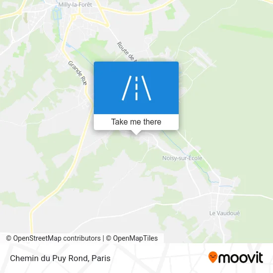 Chemin du Puy Rond map