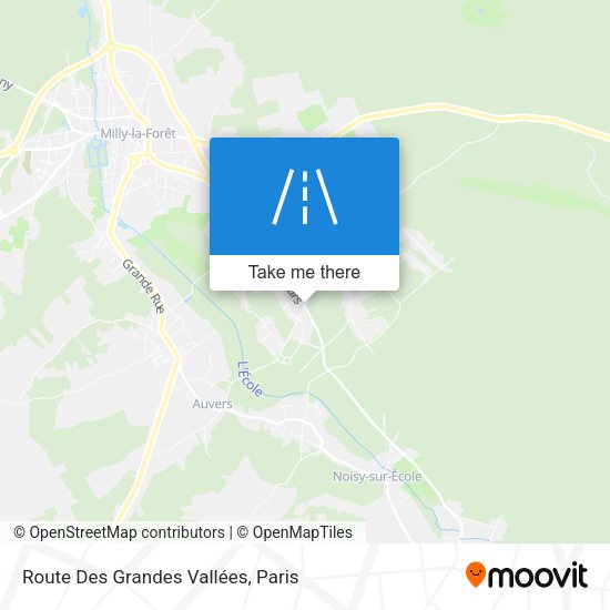 Route Des Grandes Vallées map