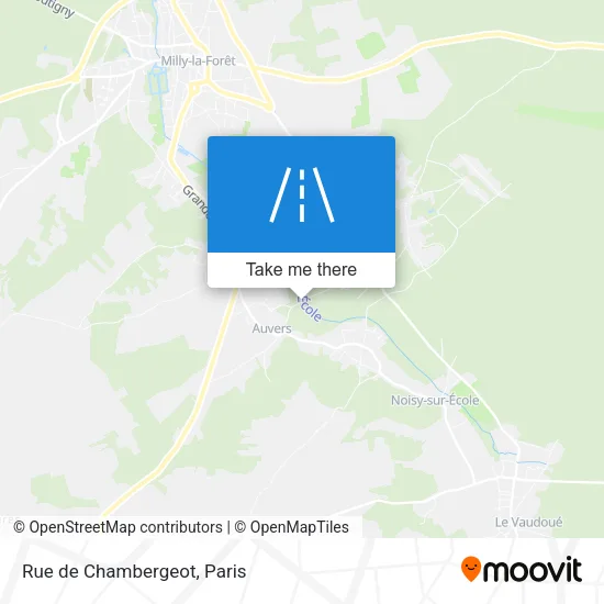 Rue de Chambergeot map