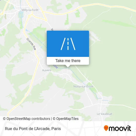 Rue du Pont de L'Arcade map