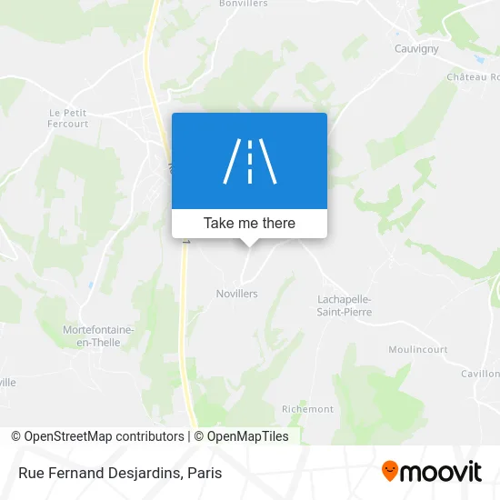 Rue Fernand Desjardins map