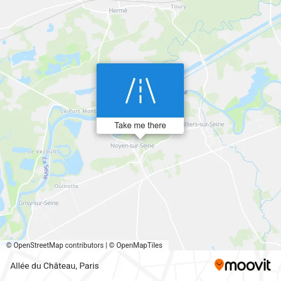 Allée du Château map