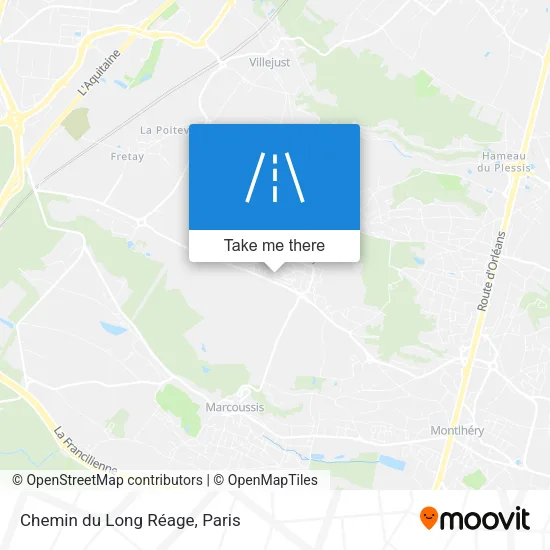 Chemin du Long Réage map