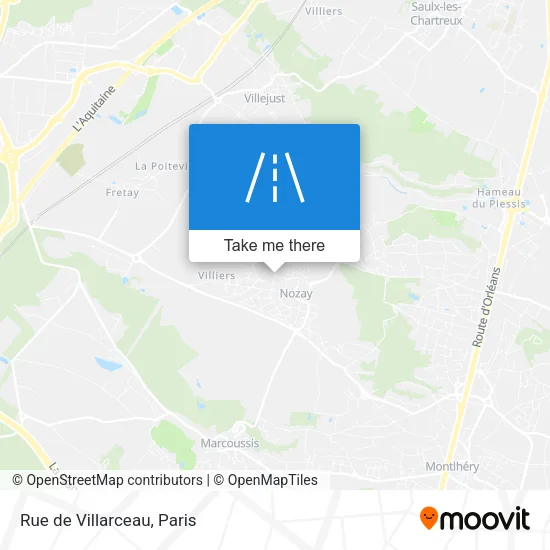 Rue de Villarceau map