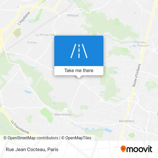 Rue Jean Cocteau map