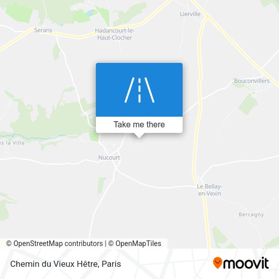 Chemin du Vieux Hêtre map