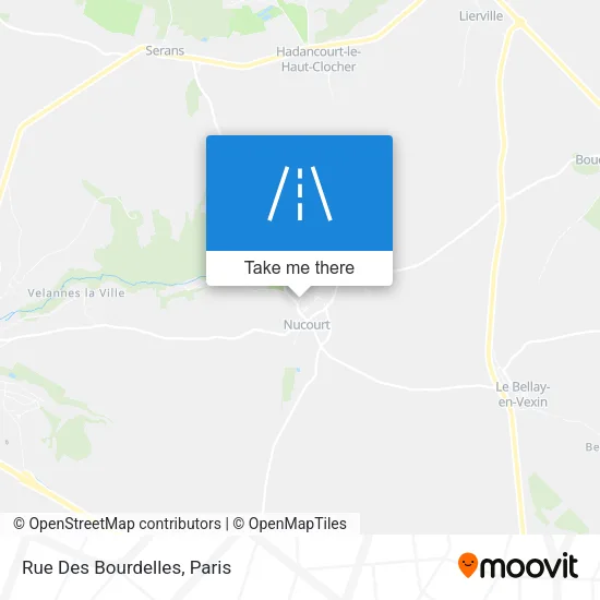 Rue Des Bourdelles map