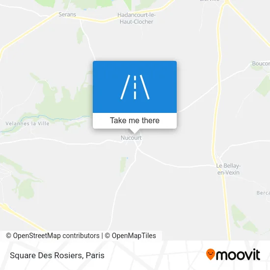 Square Des Rosiers map