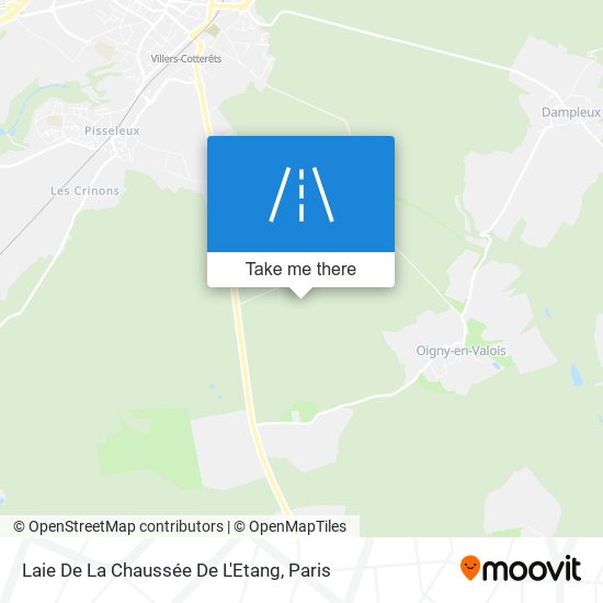 Laie De La Chaussée De L'Etang map