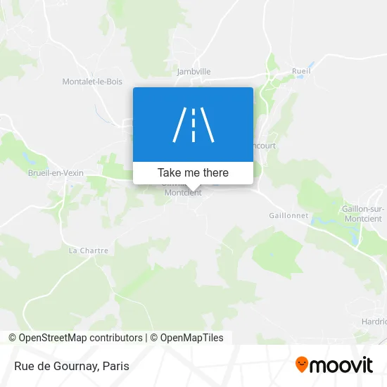 Rue de Gournay map