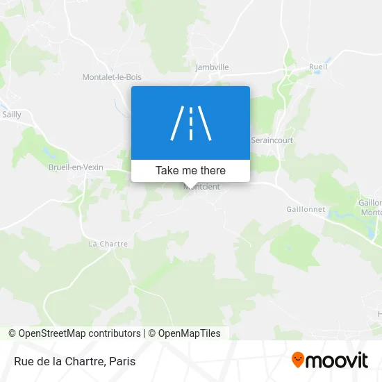 Mapa Rue de la Chartre