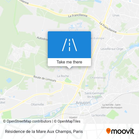 Résidence de la Mare Aux Champs map
