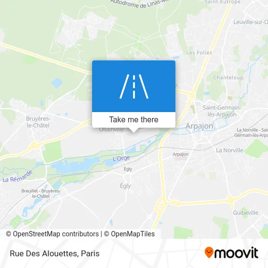 Rue Des Alouettes map