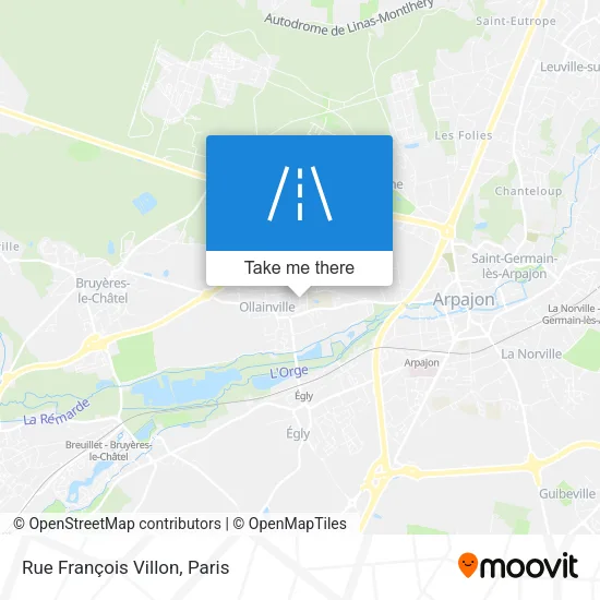 Rue François Villon map