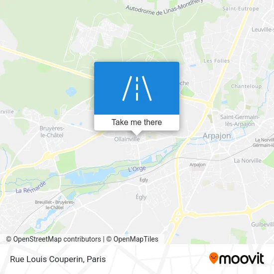 Rue Louis Couperin map