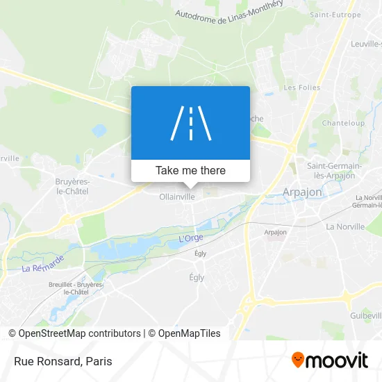 Mapa Rue Ronsard