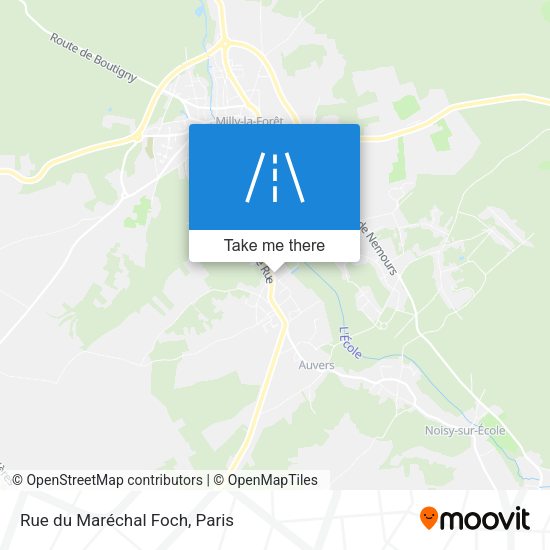 Rue du Maréchal Foch map
